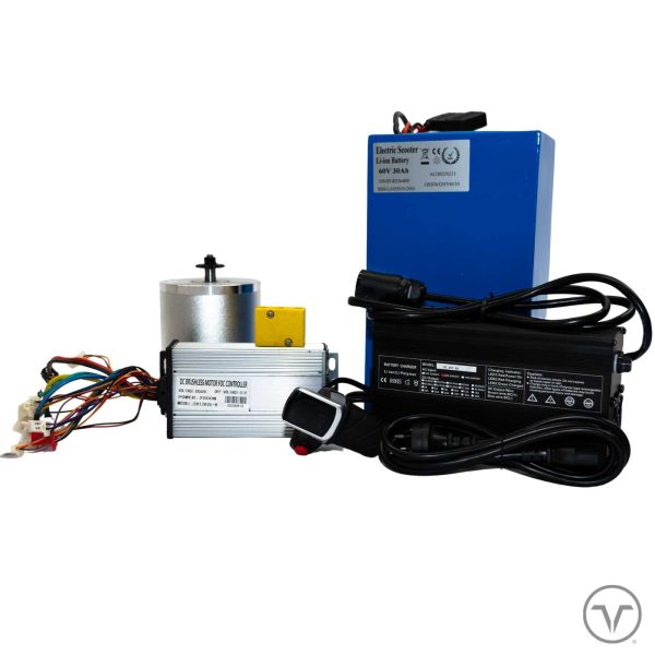 Battery 60v30ah + Motor + Controller + Charger + Throttle Website